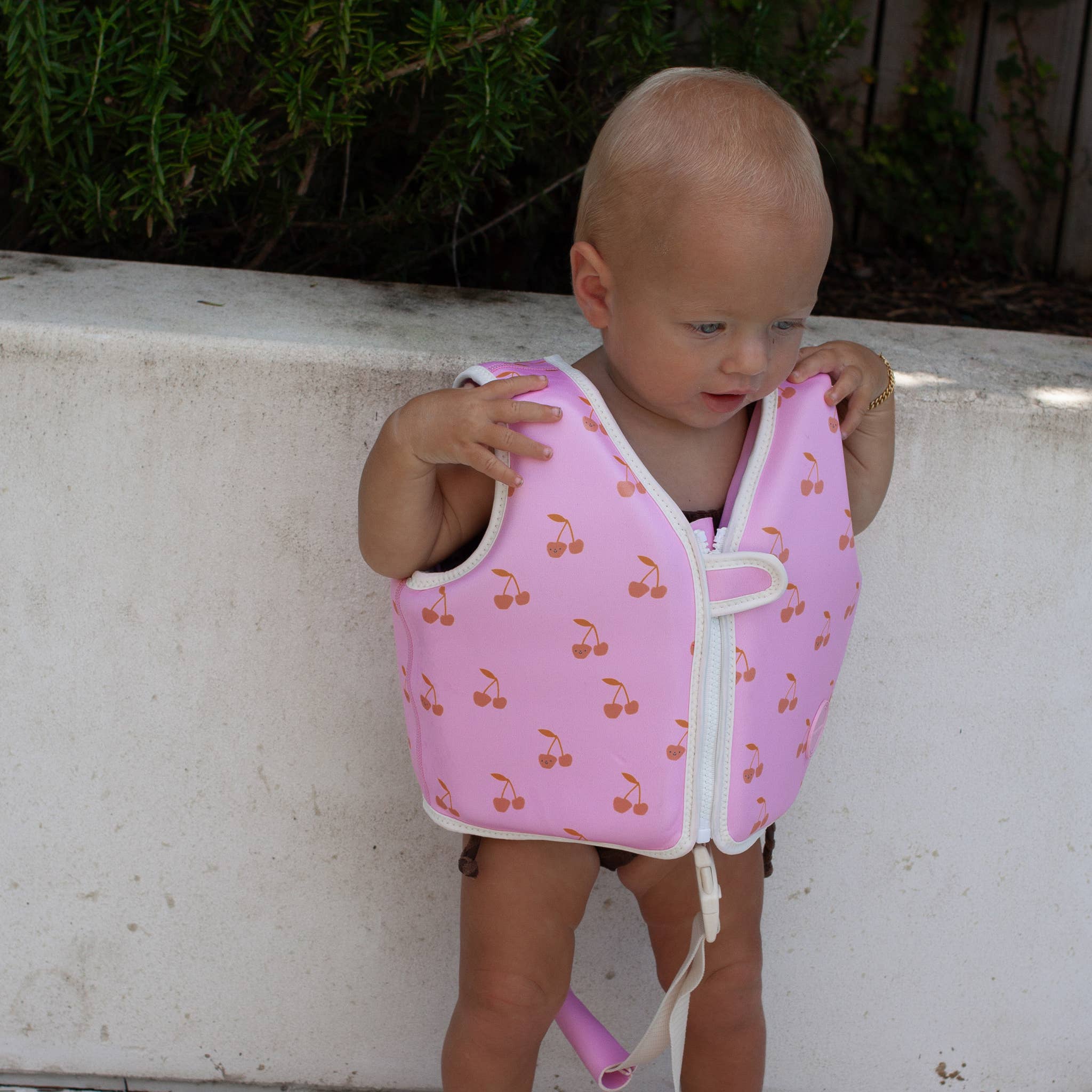 Kids Swim Vest 1-2 Cotton Candy Cherry