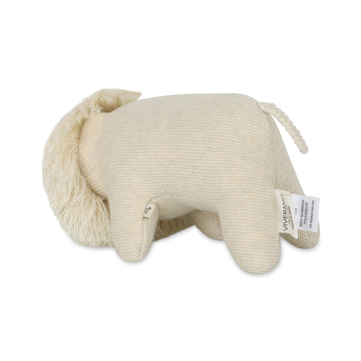 Lion Knit Toy, Natural Heather
