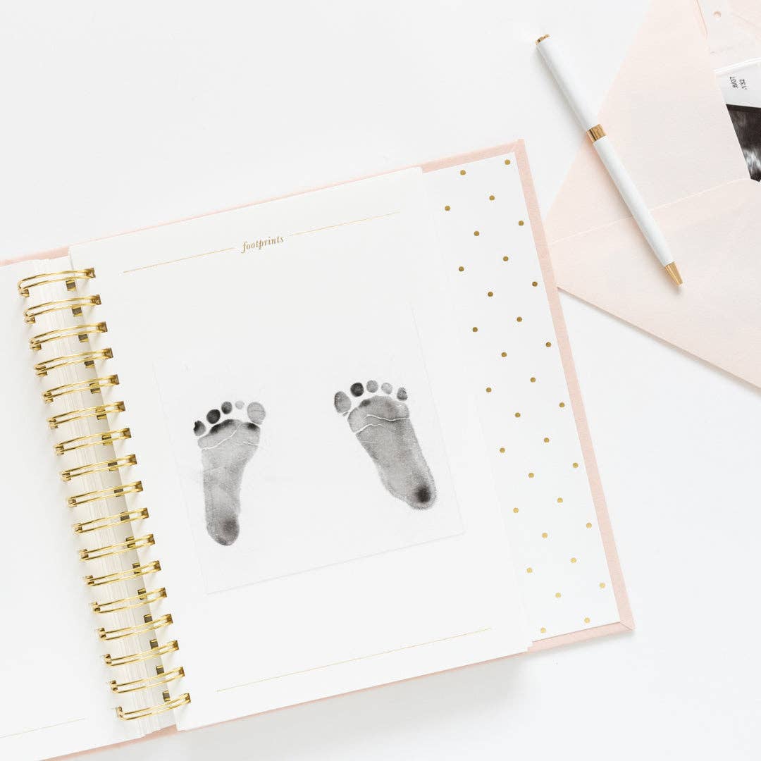 Baby Book - Rose Linen/ Pale Pink