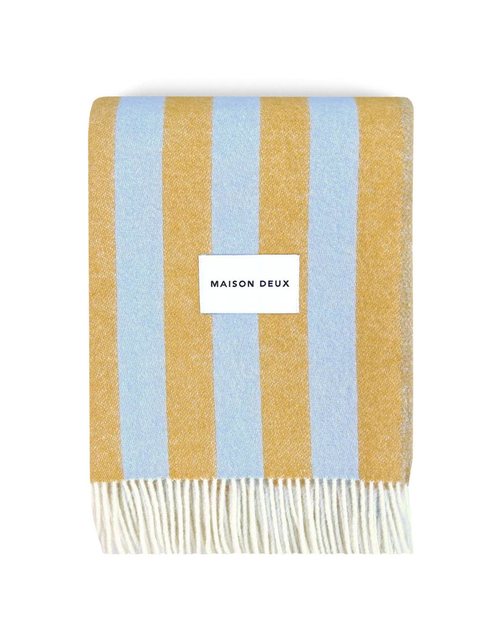 Candy Wrap Blanket - Ice Blue / Honey