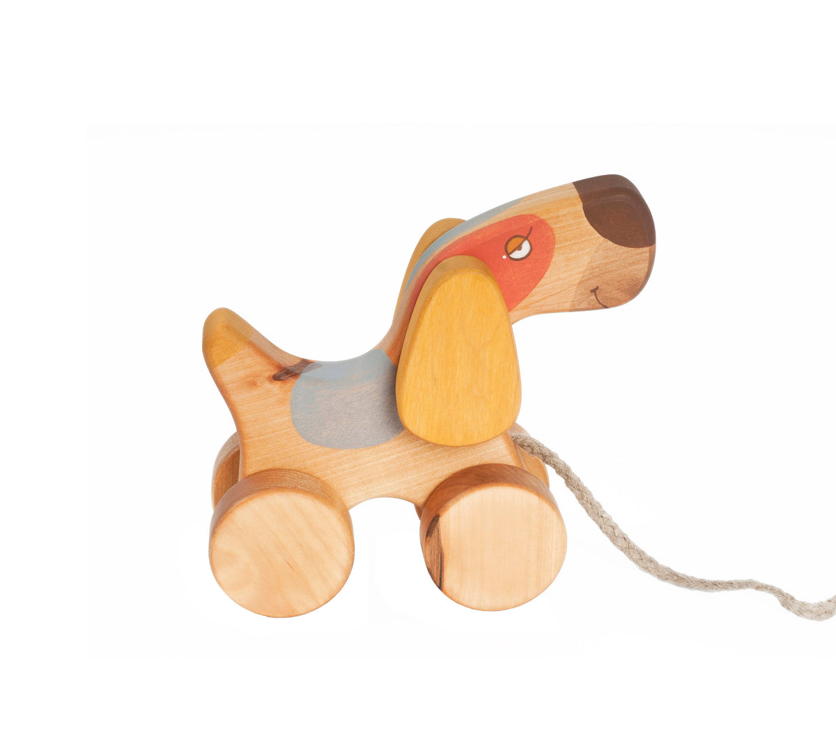 Wooden Dog Pull Toy