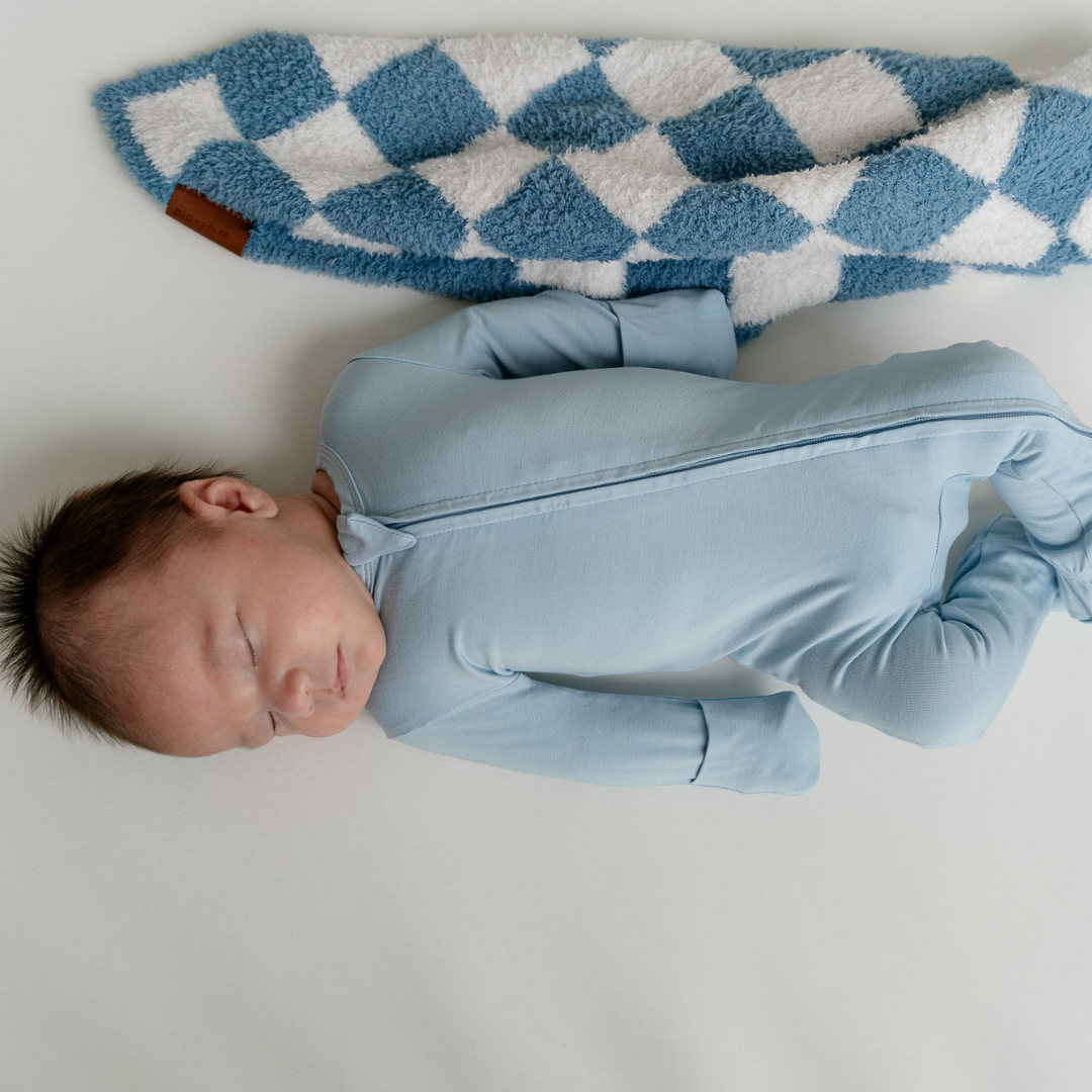 Plush Lovey, Denim Check