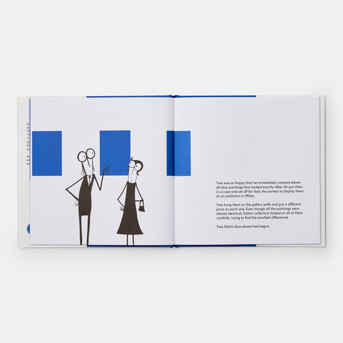 Yves Klein Painted Everything Blue and Wasn't Sorry, inside spread