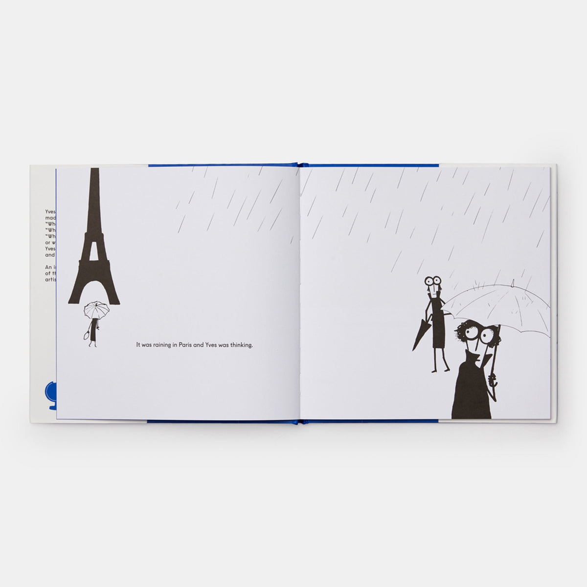Yves Klein Painted Everything Blue and Wasn't Sorry, inside spread