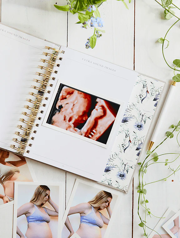Bump. My Pregnancy Journal. Light Grey