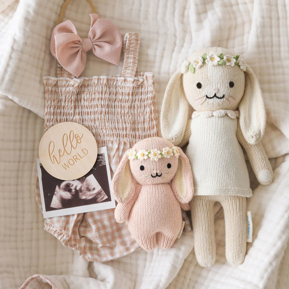 Baby Bunny, Rose with Ivory Floral