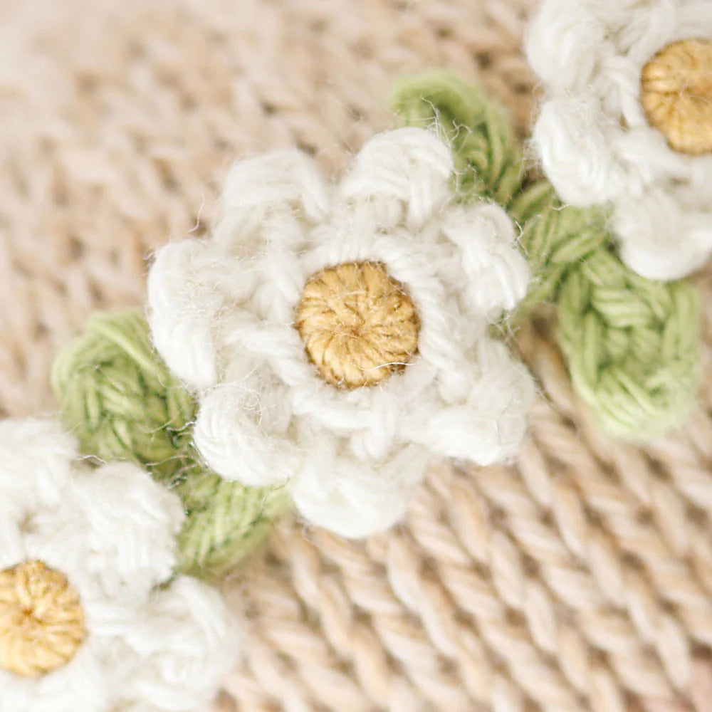 Baby Honey Bear, Ivory Floral