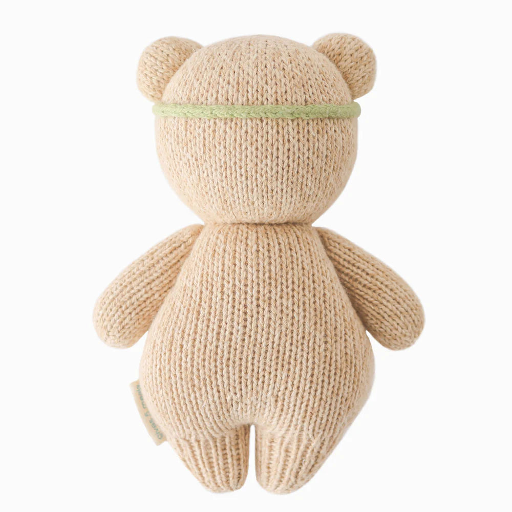 Baby Honey Bear, Ivory Floral