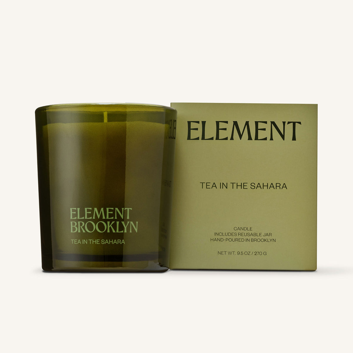 Tea in the Sahara Candle with its box