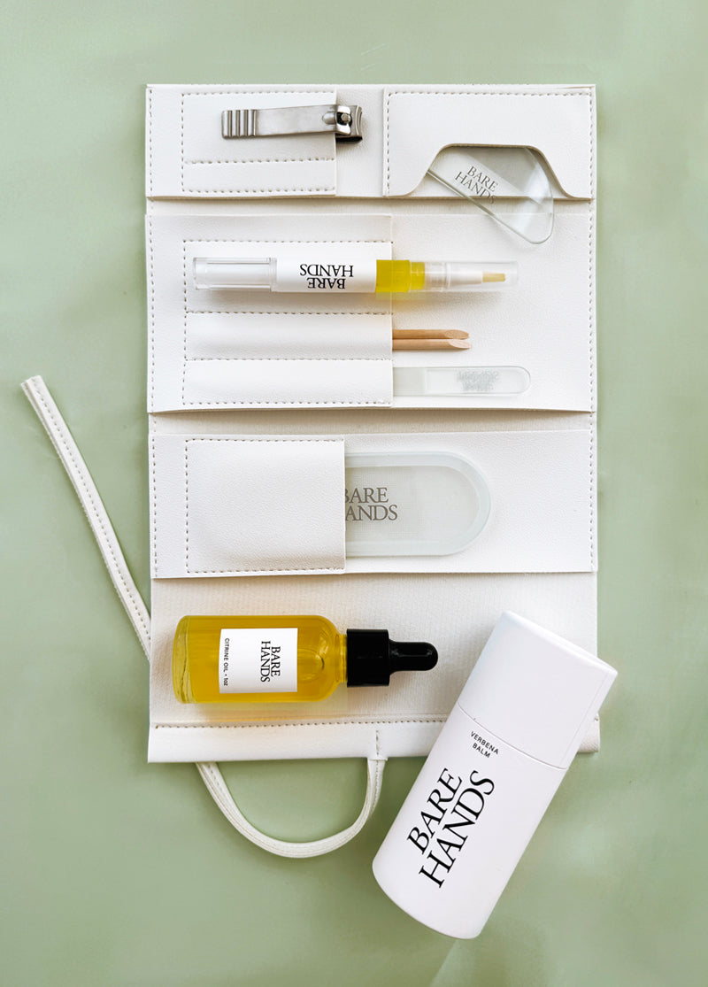 Bare Hands Complete Care Gift Set, contents laid flat