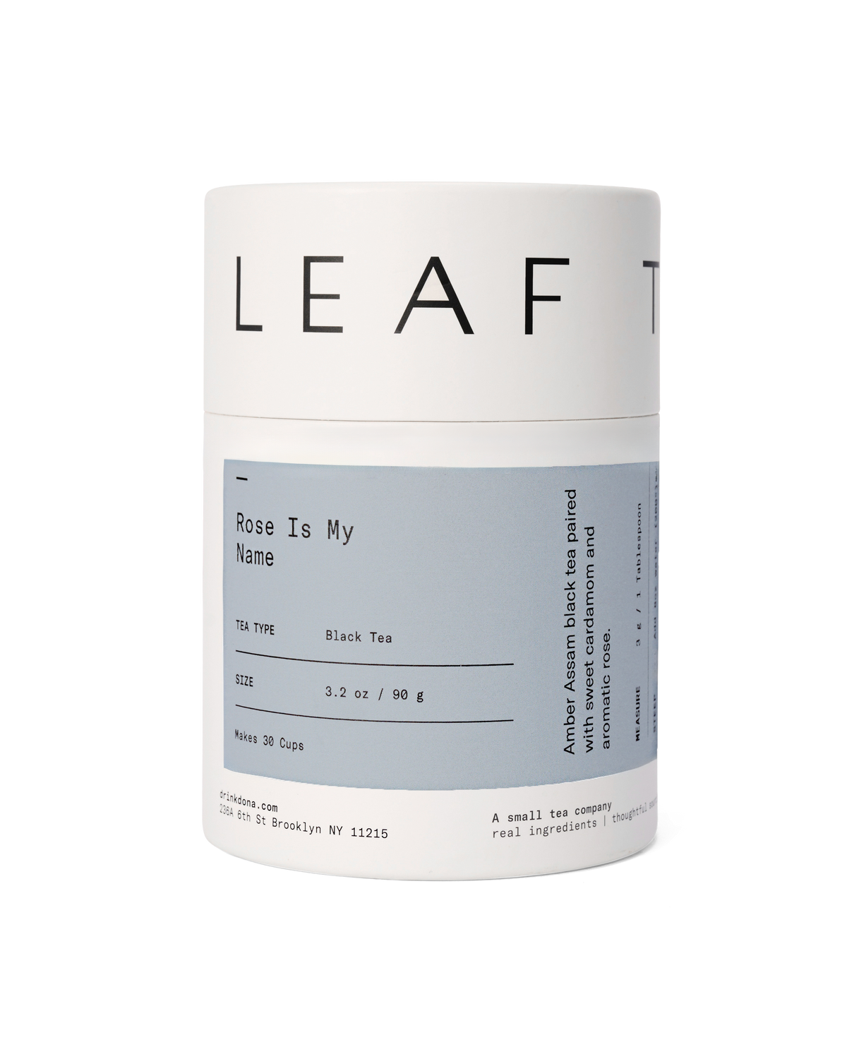 DONA Rose is my Name loose leaf black tea canister
