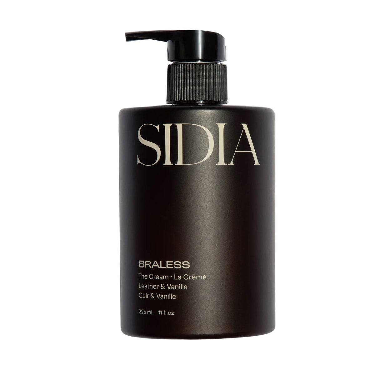 SIDIA BRALESS Body Cream pump bottle