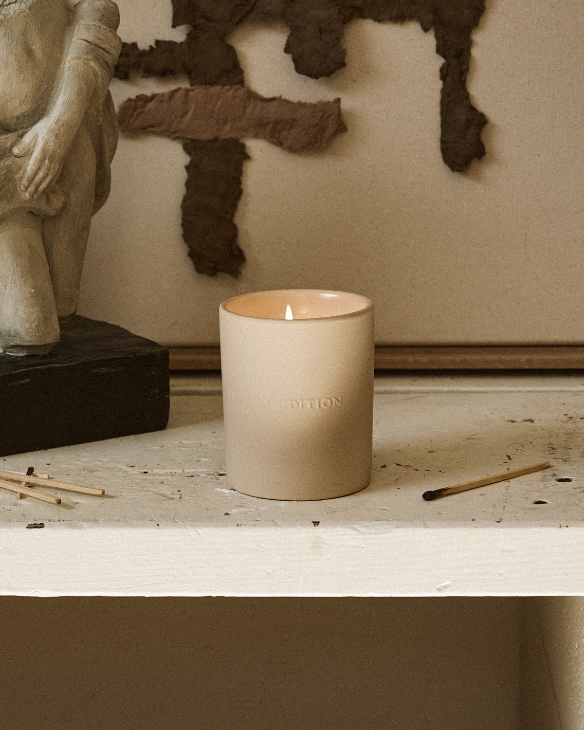 Sunday Edition Home Candle at home