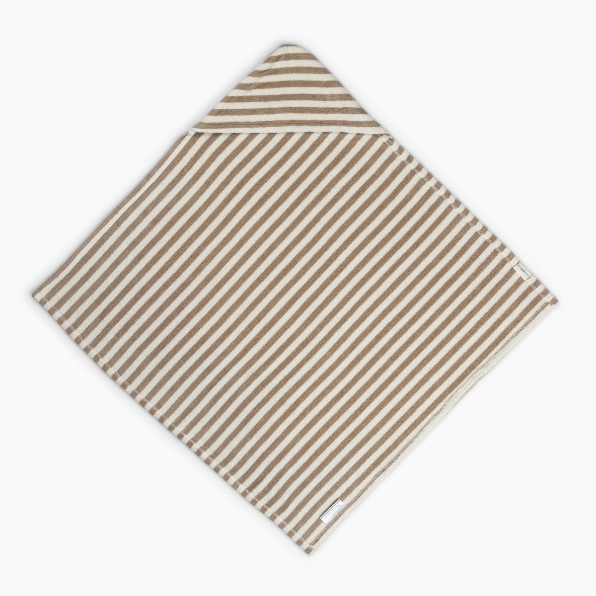 Hooded Towel in Birch, hood detail