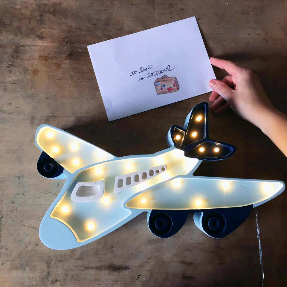 Airplane Lamp : Blue