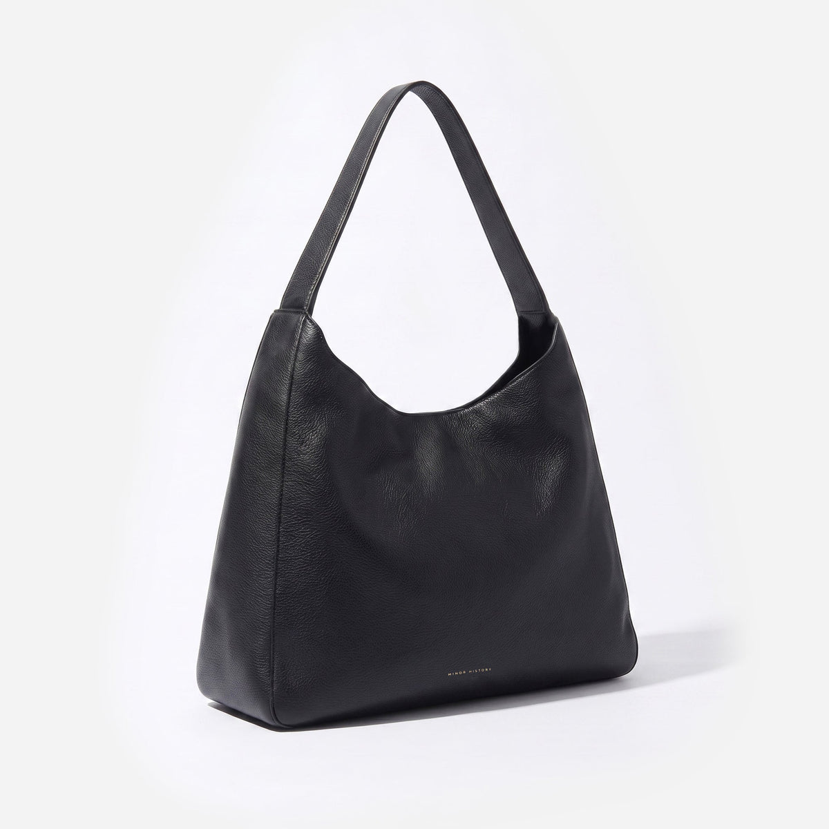 Minor History Overtime Tote in black, from the side
