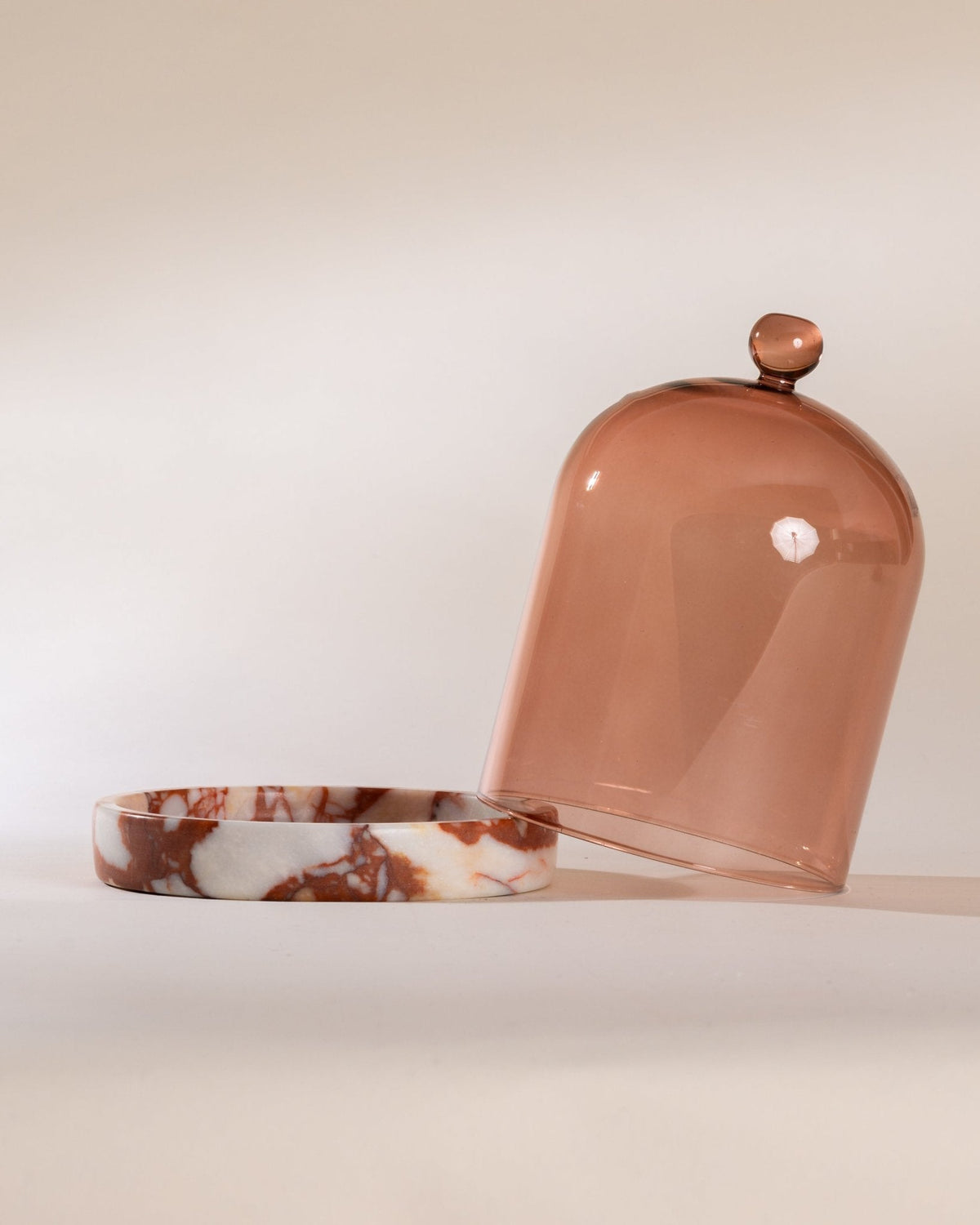 Poured New York Brick Cloche + Stone
