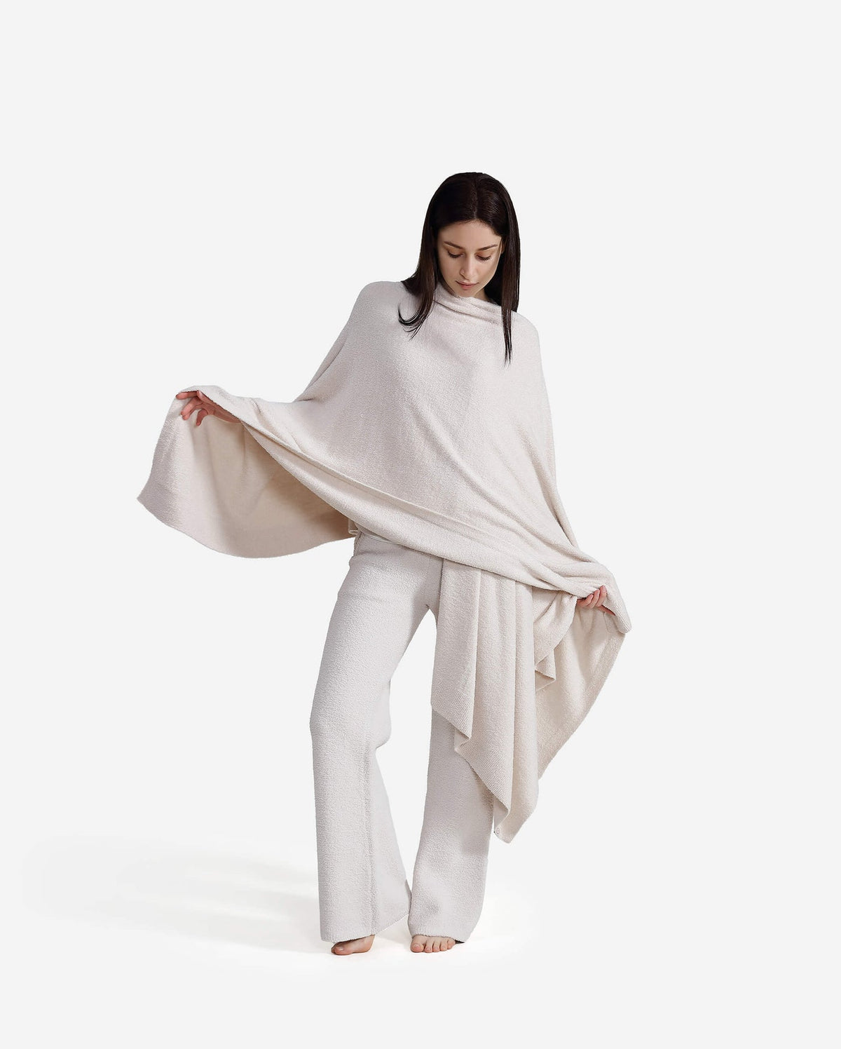 Sunday Citizen Cloud Cool Poncho in bone