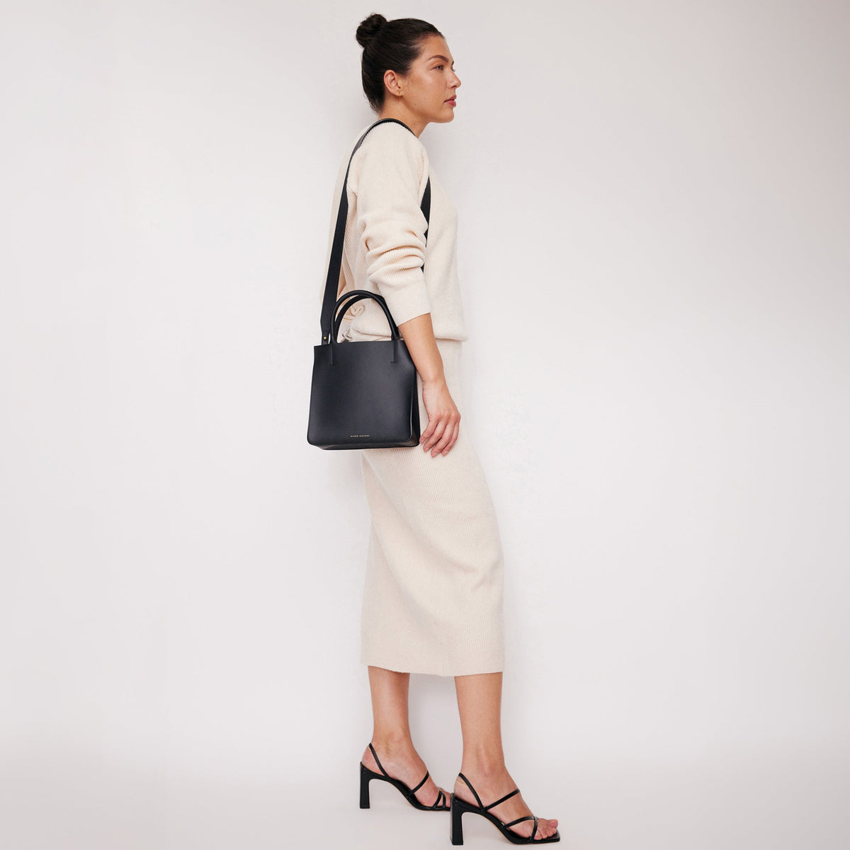 Minor History, The True Crossbody in Black, worn