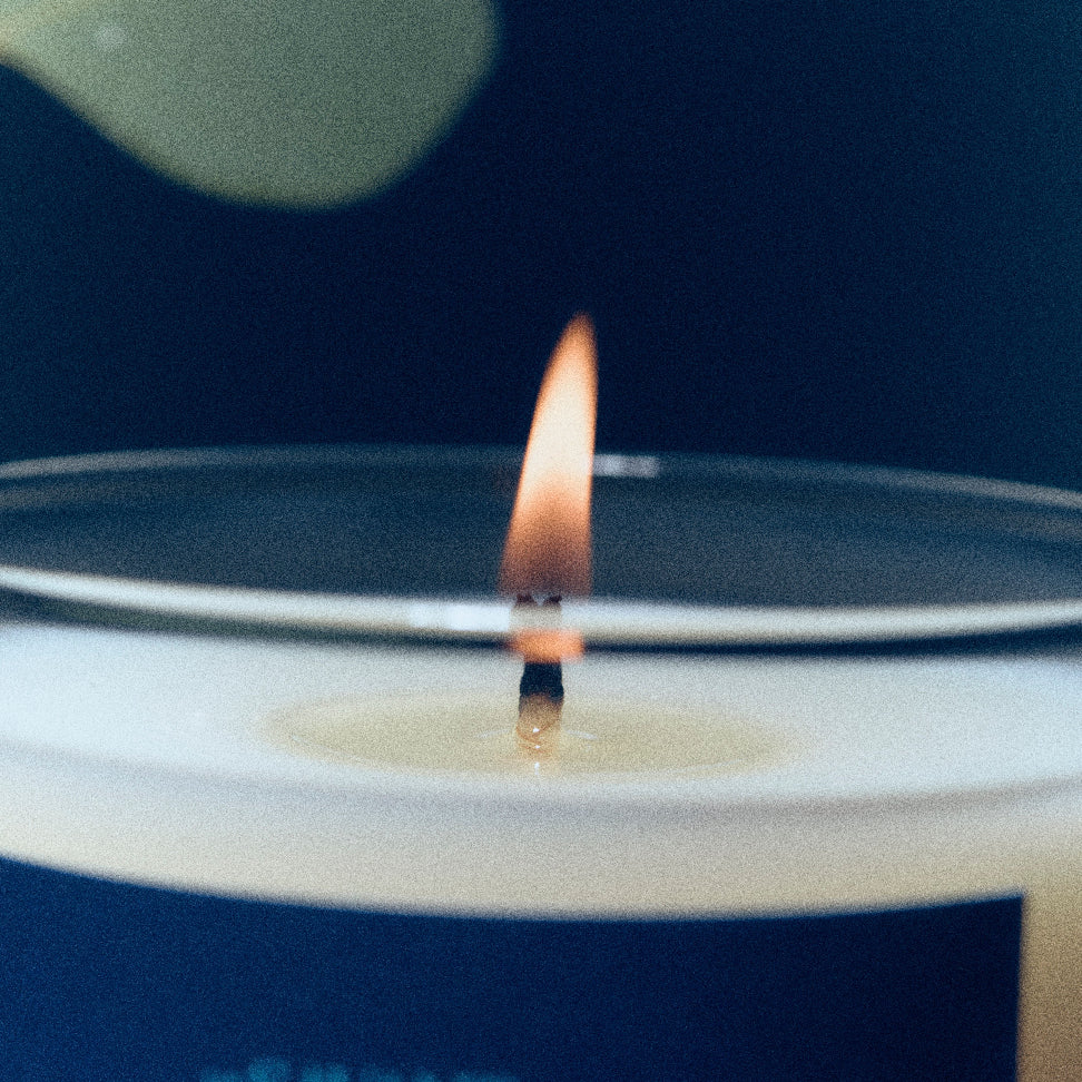 Moonrise in a Forest Candle, lit