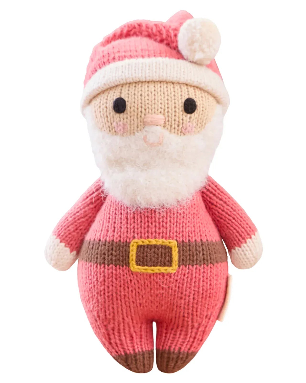 cuddle+kind Baby Santa, hand knit in jolly red