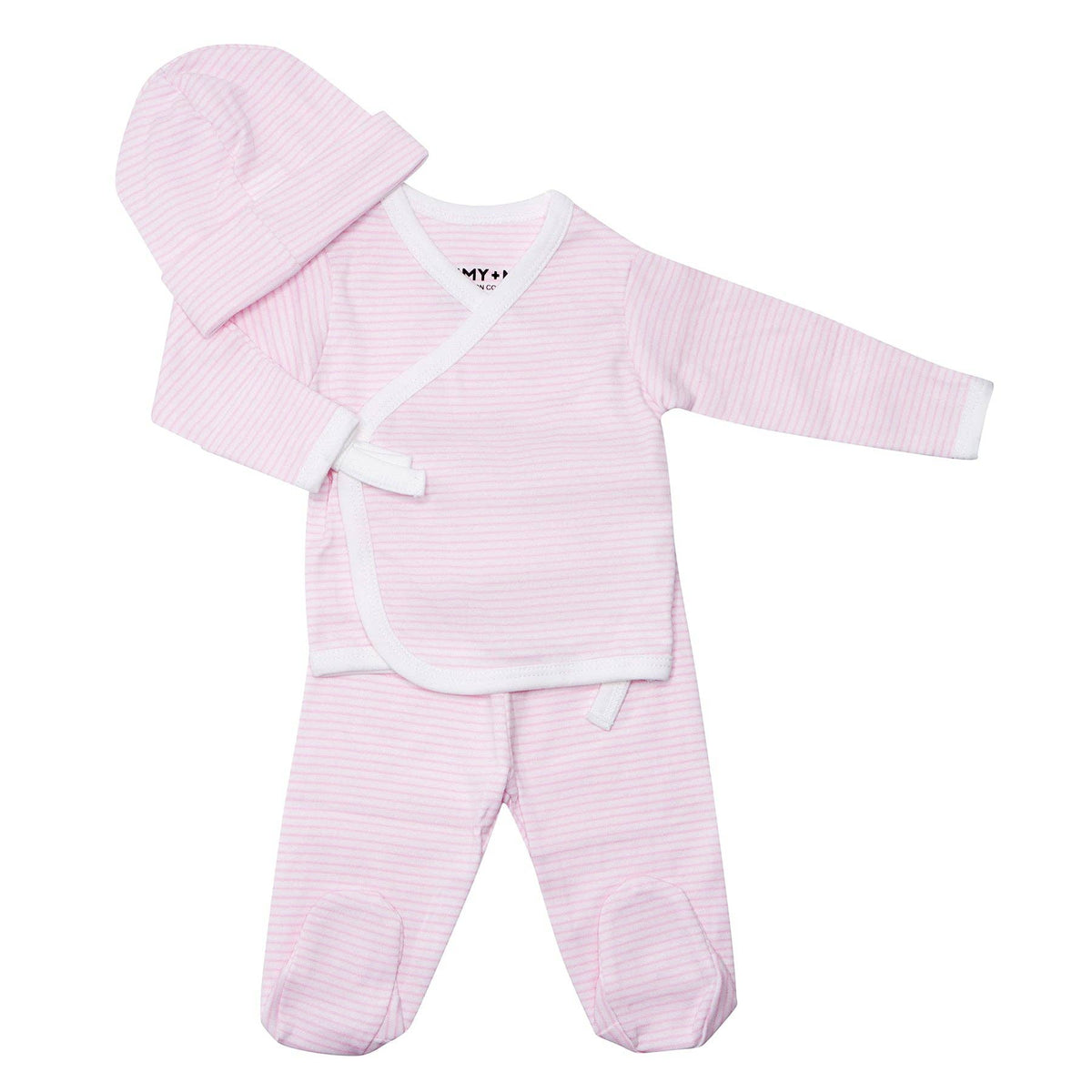 Classic Stripe Take Me Home Set, Pink