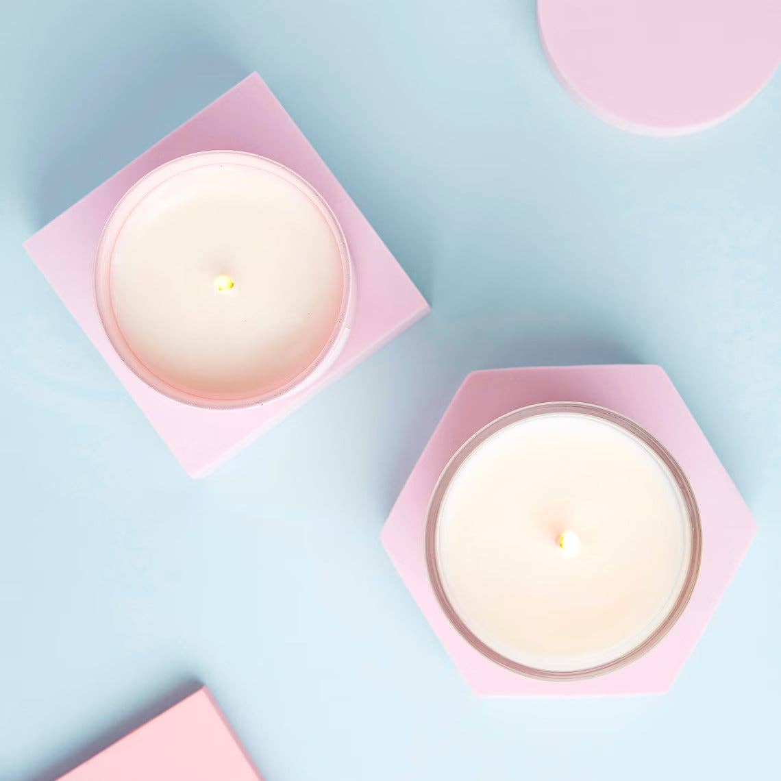 Hot Mama Candle - Clear /Pink Blossom