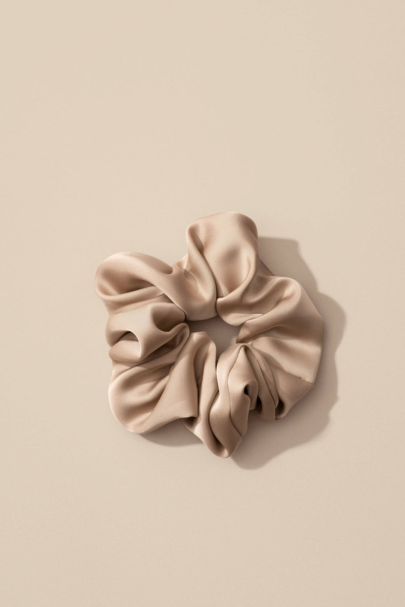 Breastfeeding Reminder Scrunchie | Postpartum, New Mom, Baby: Beige