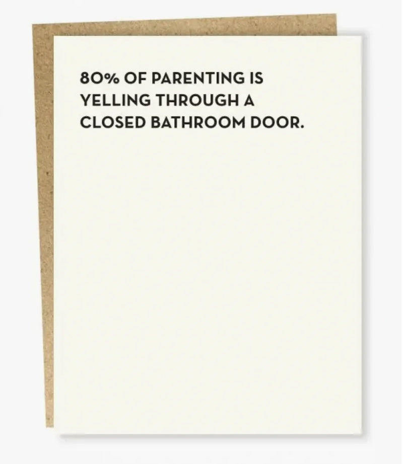 Parenting Closed Door Card