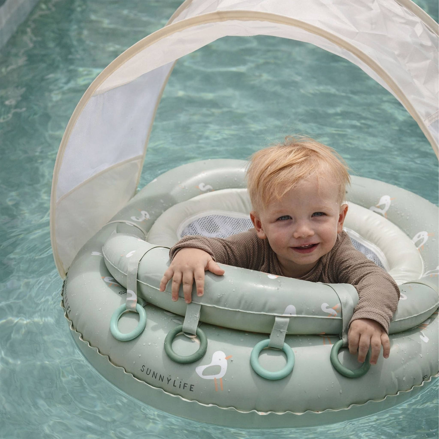 Interactive Baby Float Sammy the Seagull Green