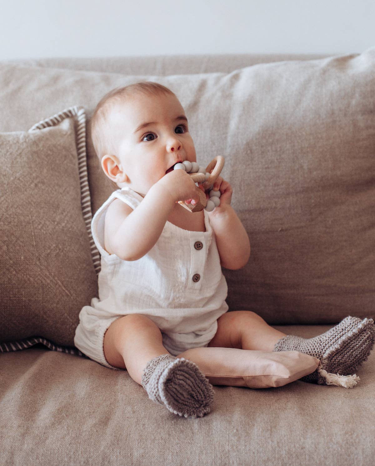 Teether - Light Grey