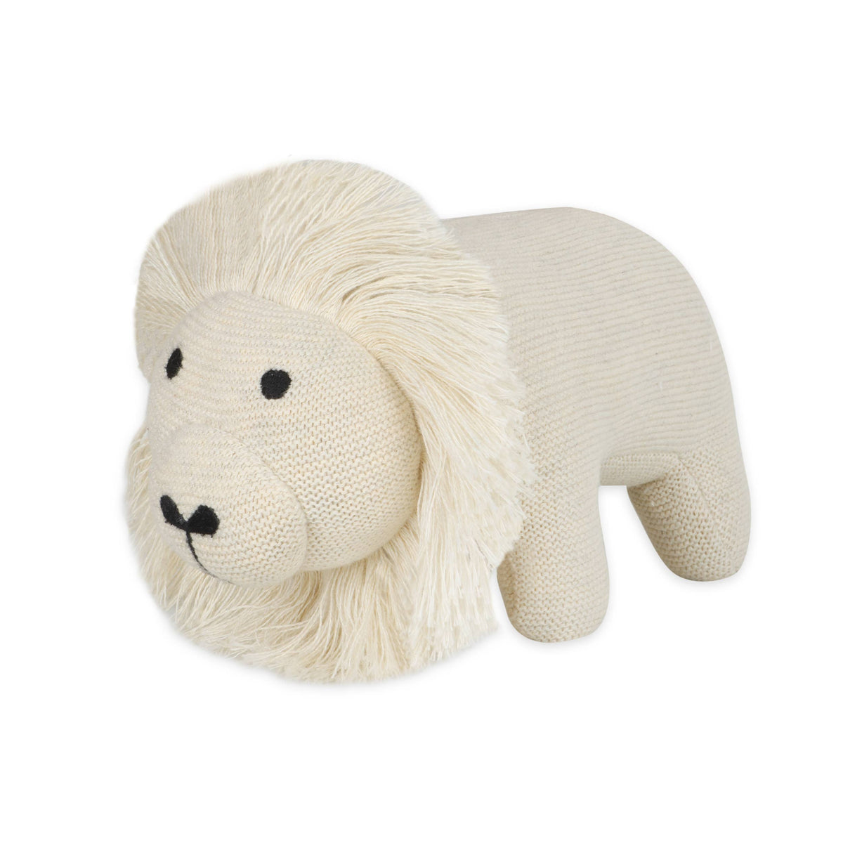 Lion Knit Toy, Natural Heather