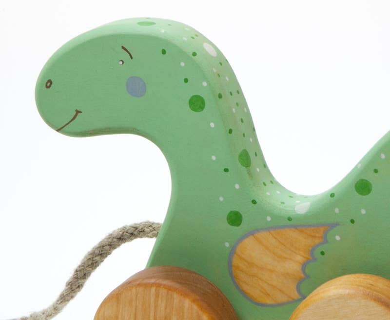 Wooden Dinosaur Pull Toy