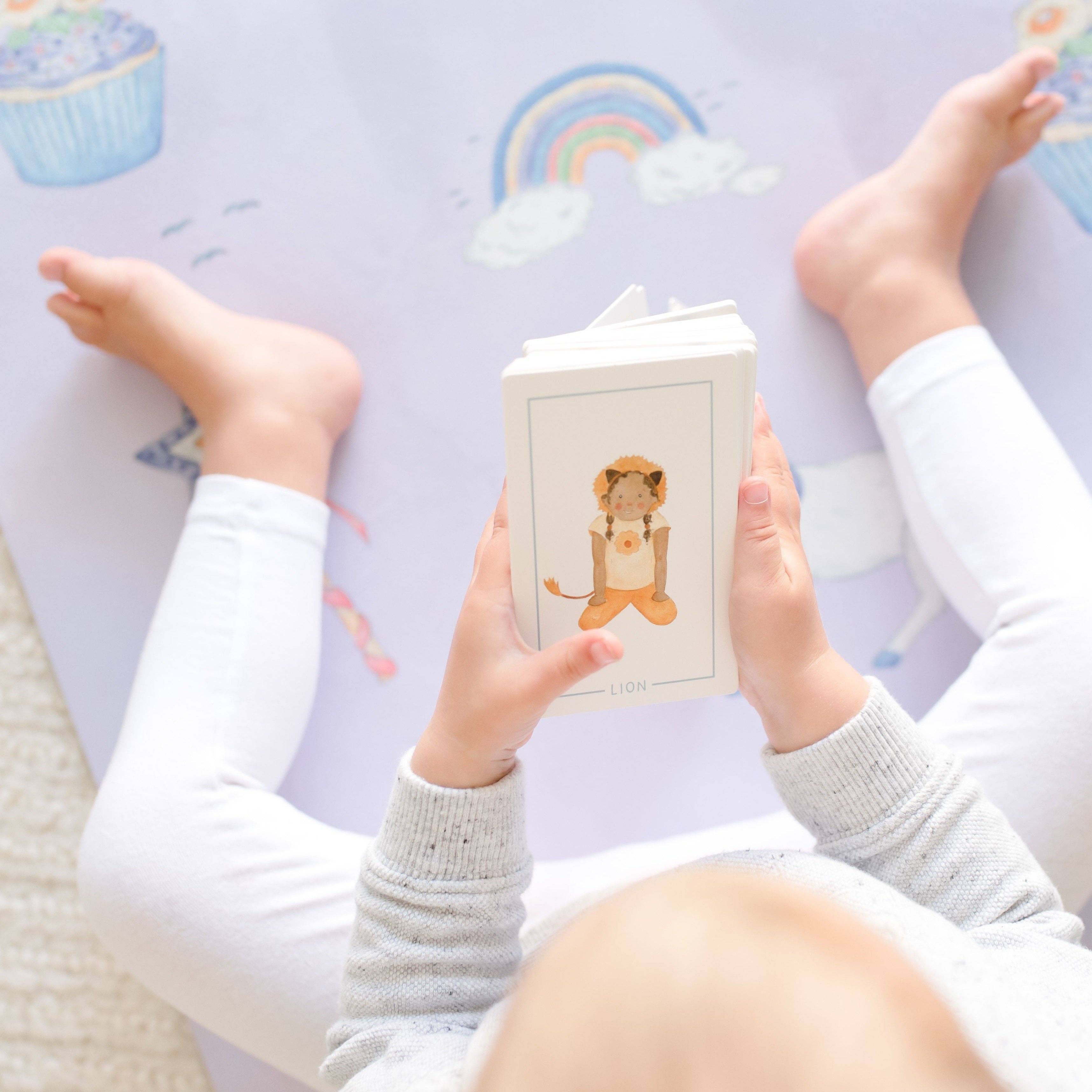 Printed Kids Yoga Mats: Nature Print
