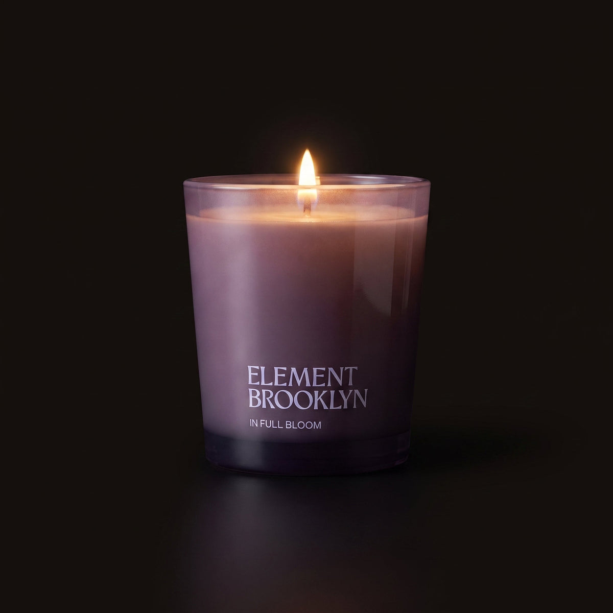 In Full Bloom Candle lit, on black