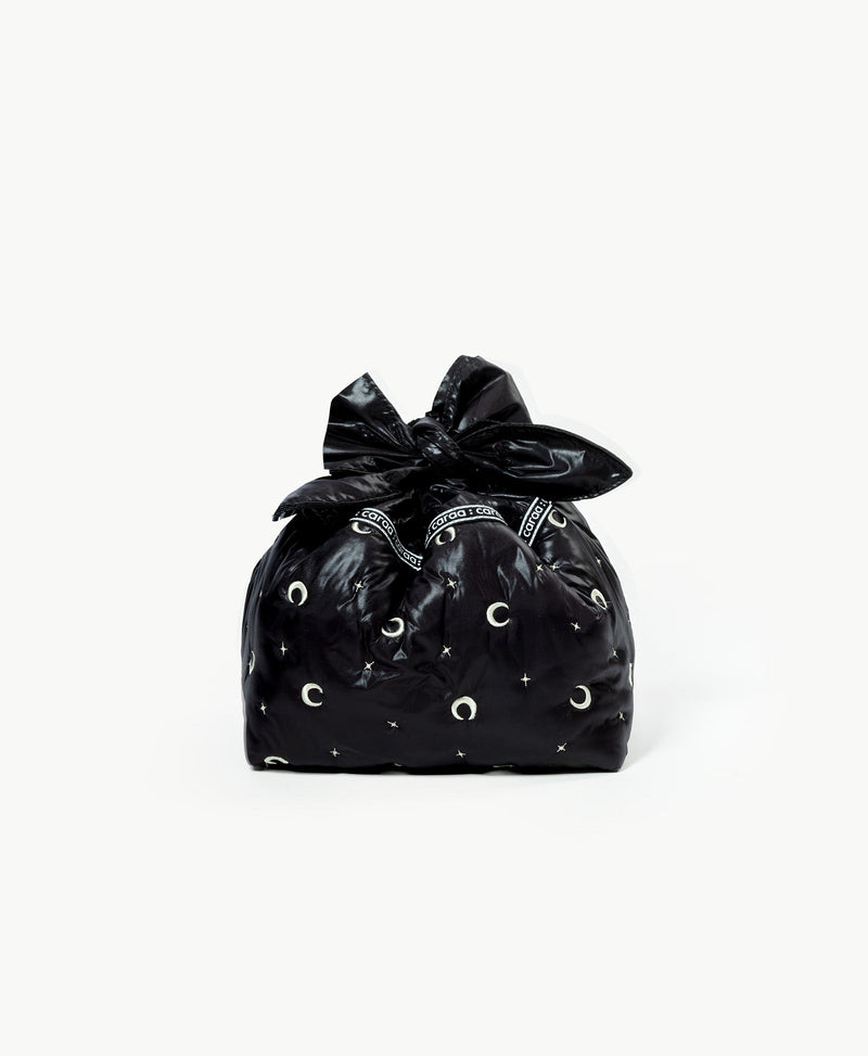 Lunch Pouch in Black Moon and Star