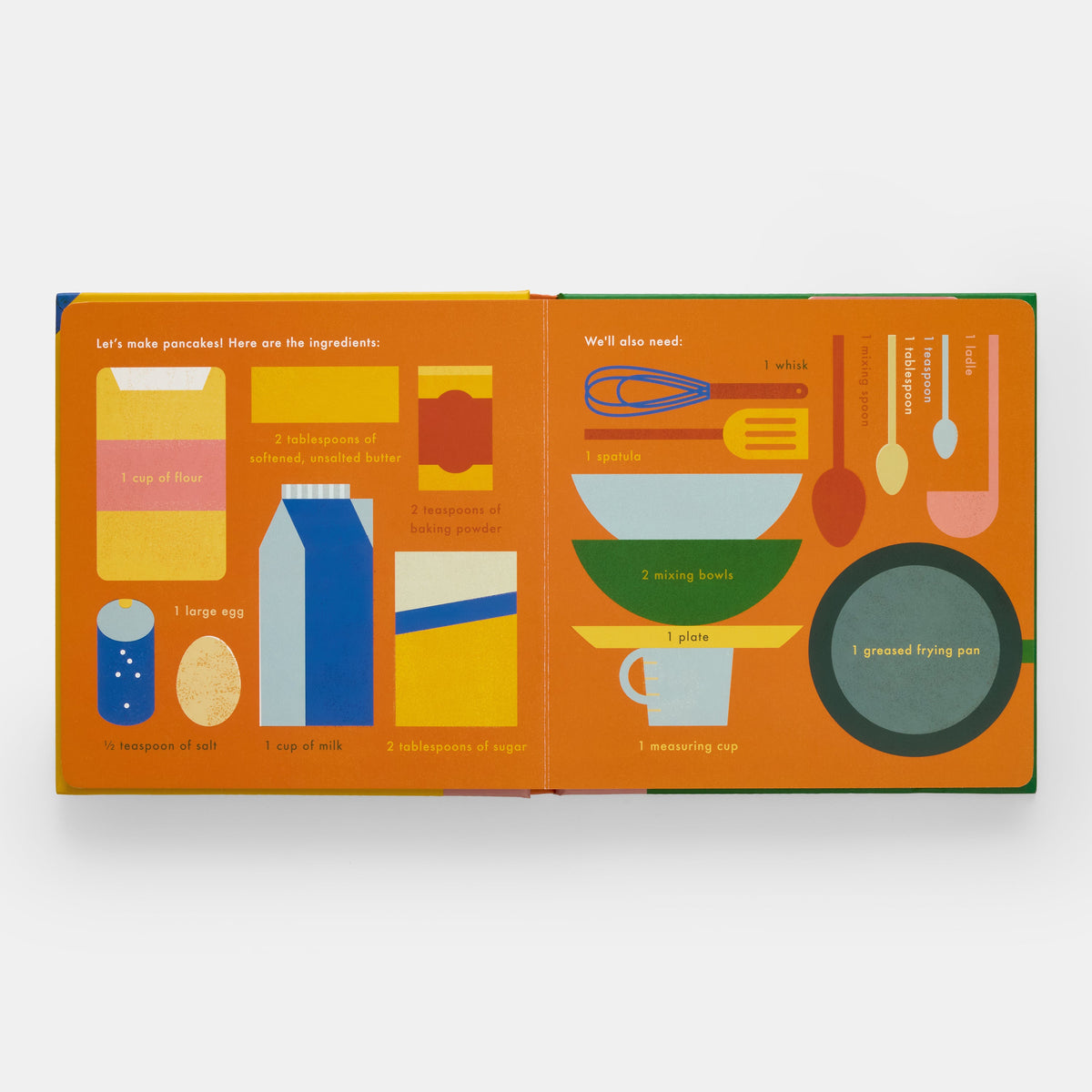 Interior spread, whisking the batter