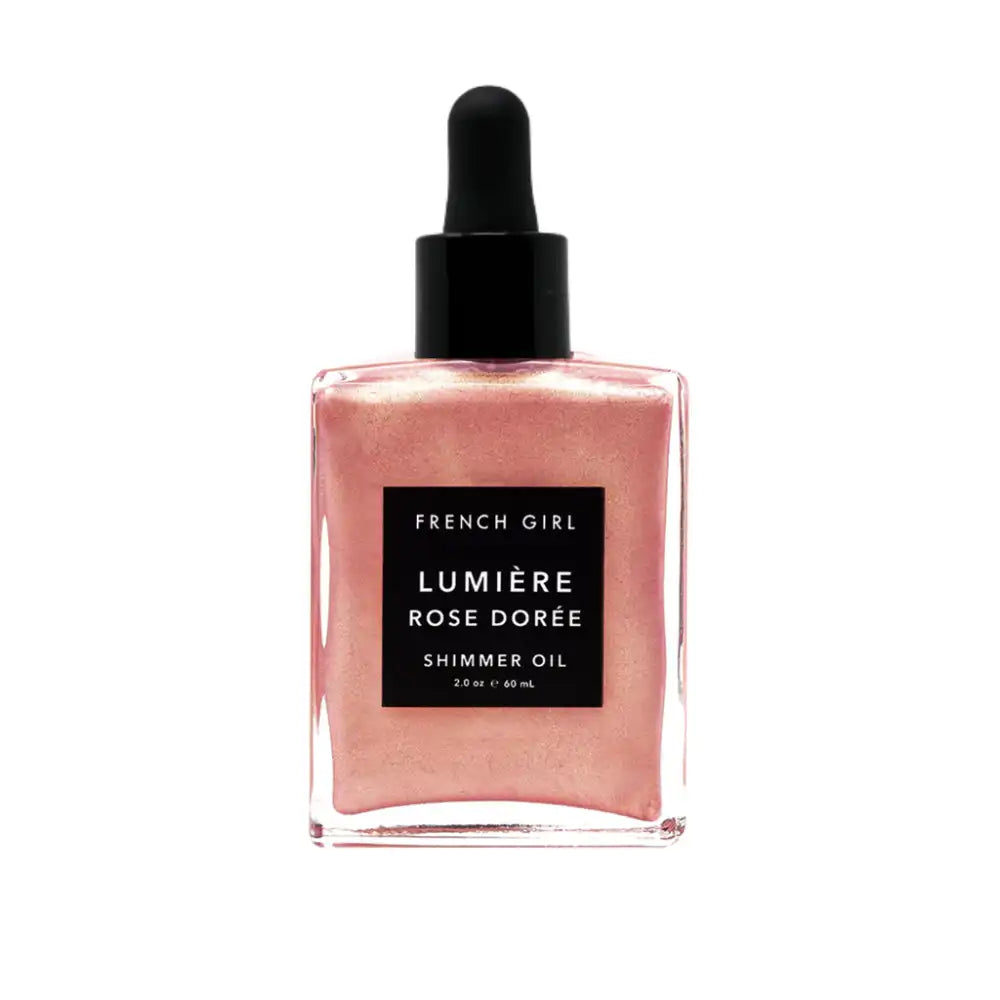French Girl rose gold shimmer body oil