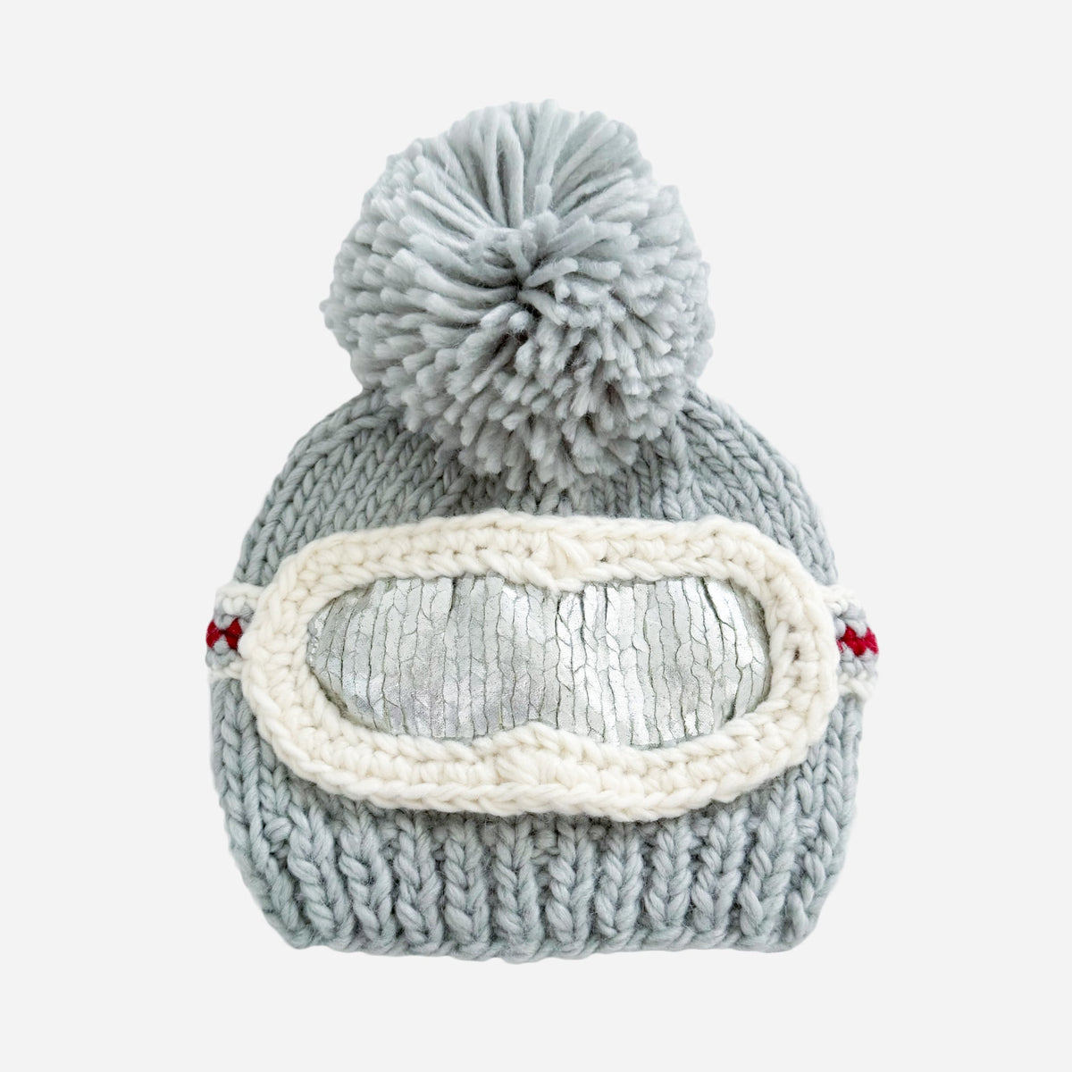The Blueberry Hill ski goggles beanie in Bowie Grey