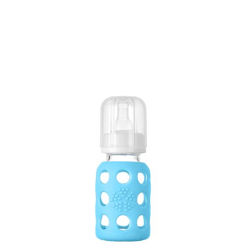 4oz Glass Baby Bottle, Sky