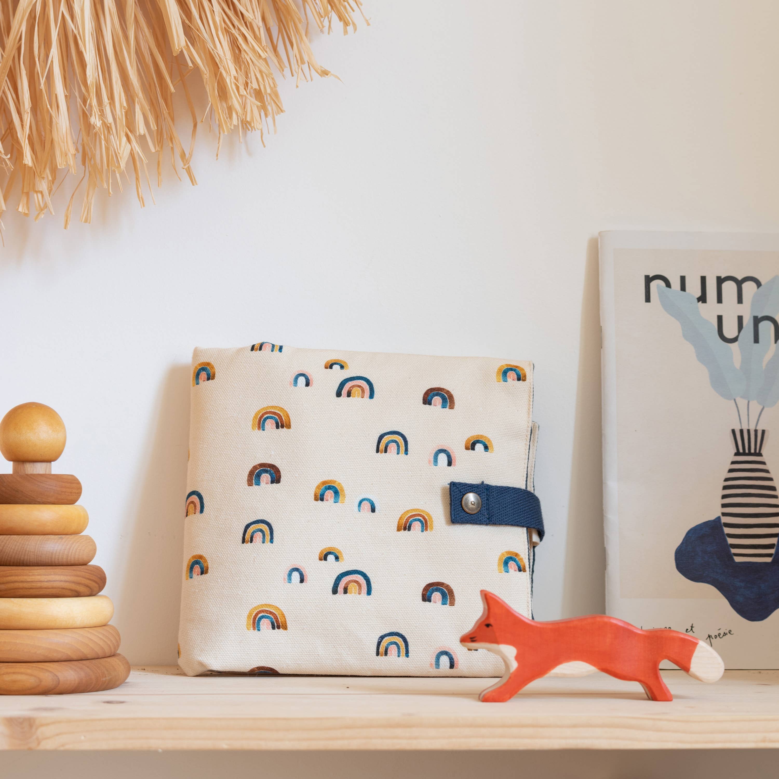 Changing Pad - ADAM - Rainbow/Deep Blue