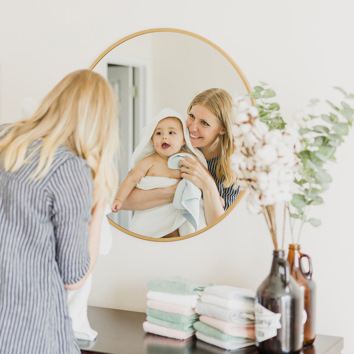 Organic Cotton Baby Washcloths