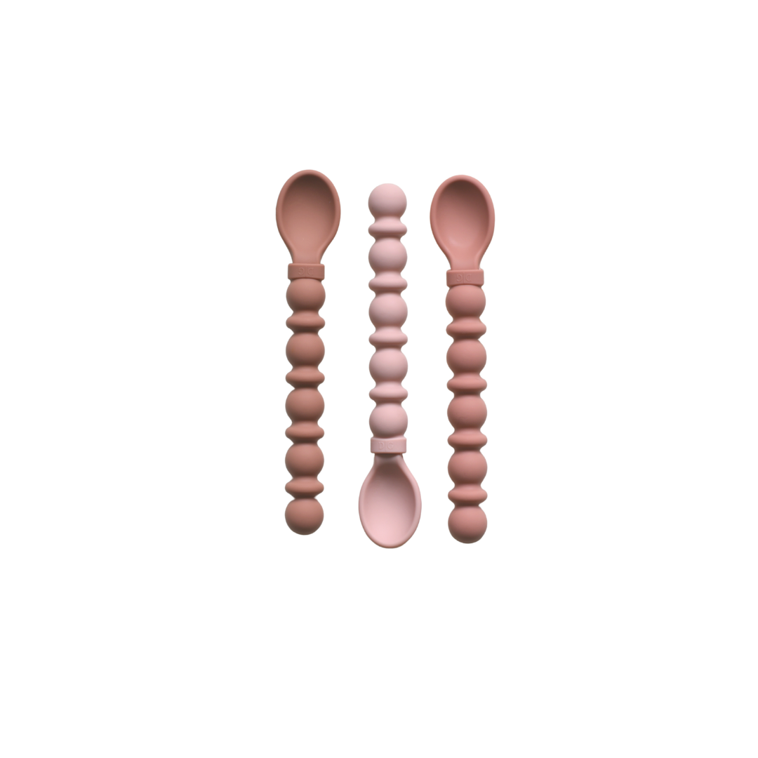 Silicone Teethy Utensil, Pink Lemonade