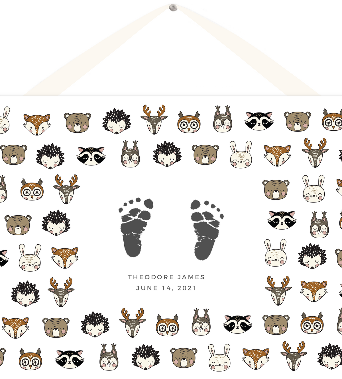 Woodland Animals Canvas Kit