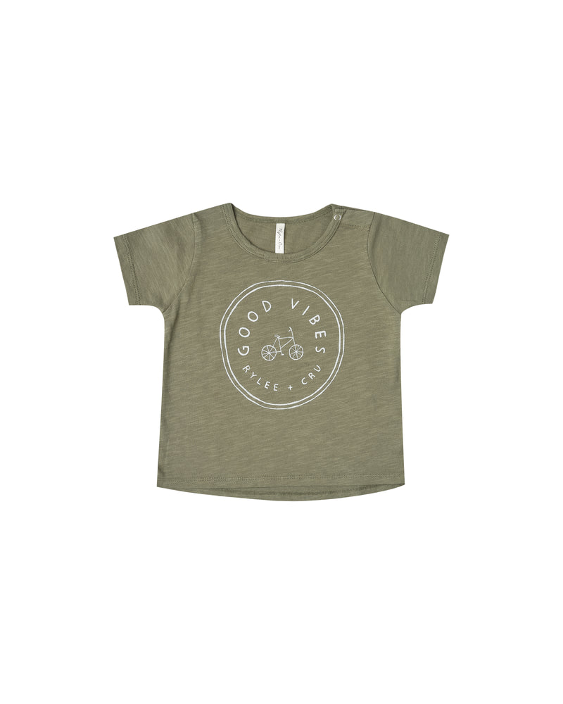 Good Vibes Tee Fern