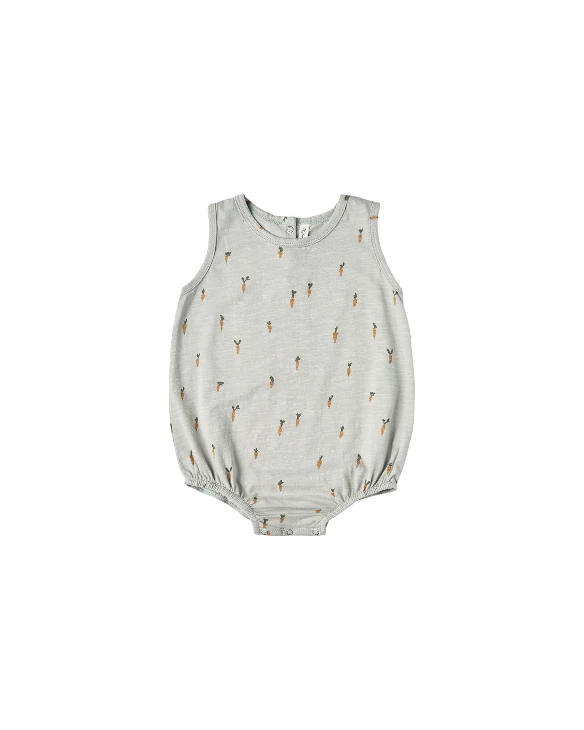 Carrots Bubble Onesie Blue Fog