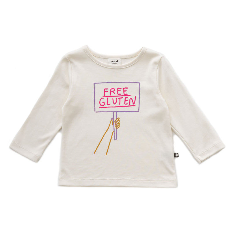 Long Sleeve Shirt-Gluten Gardenia