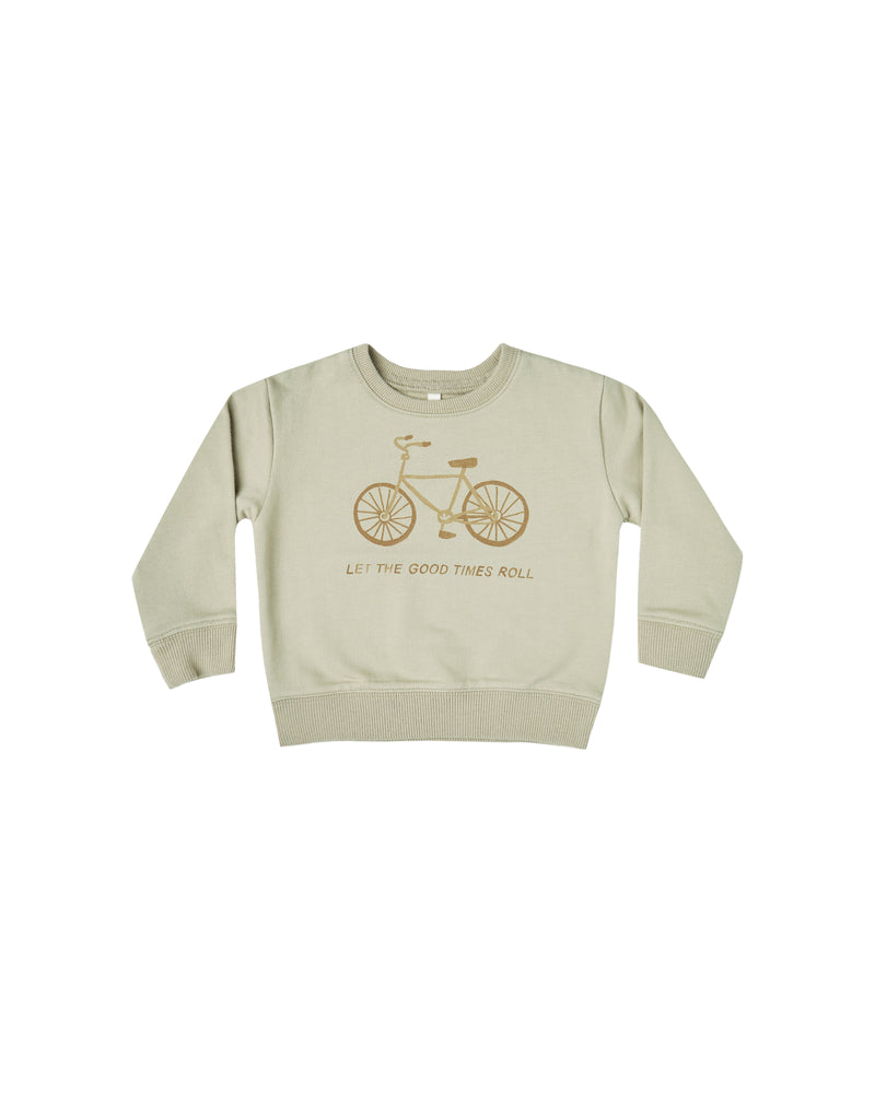 Bike Terry Sweatshirt Sage
