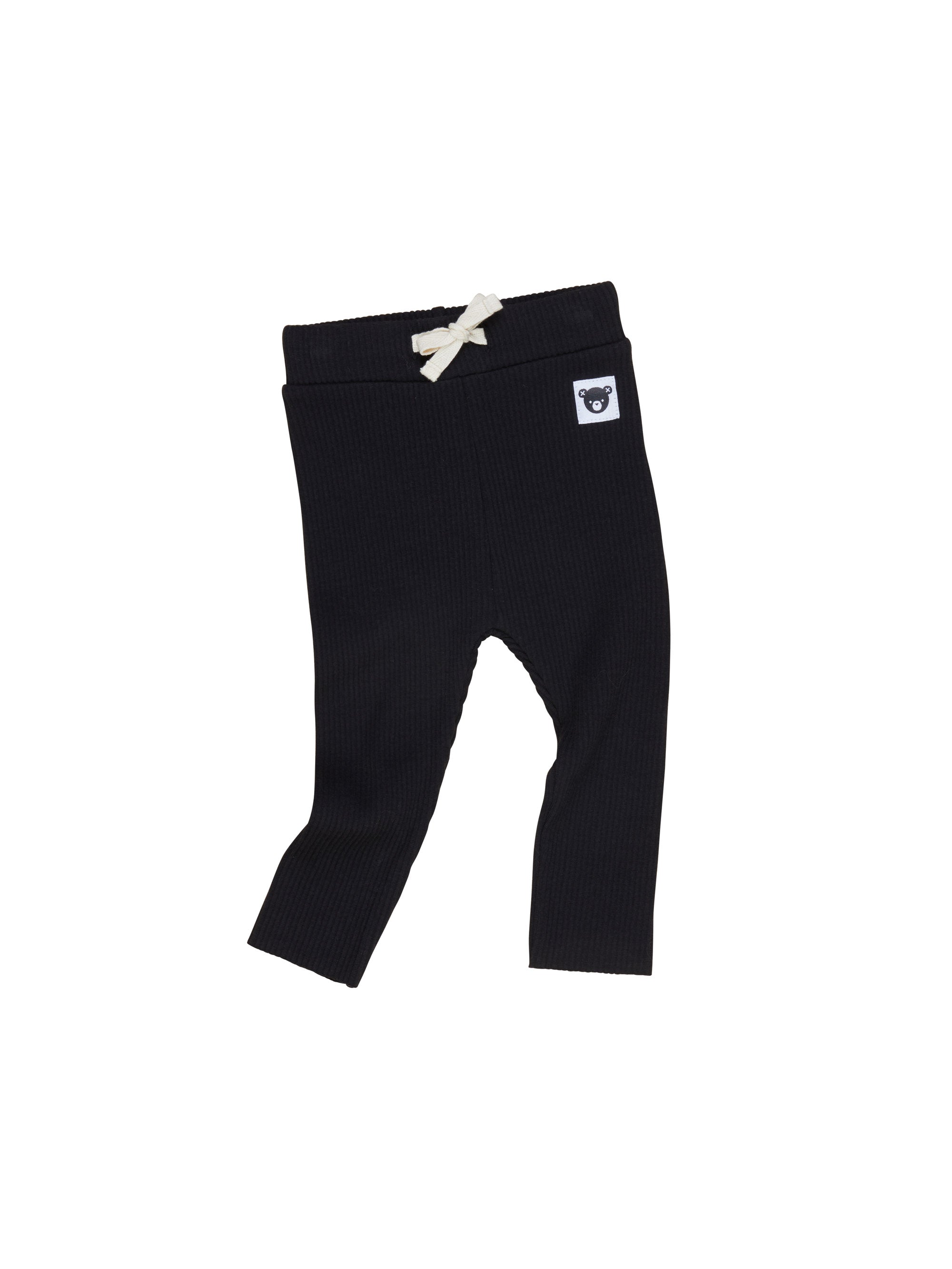 Black Rib Legging