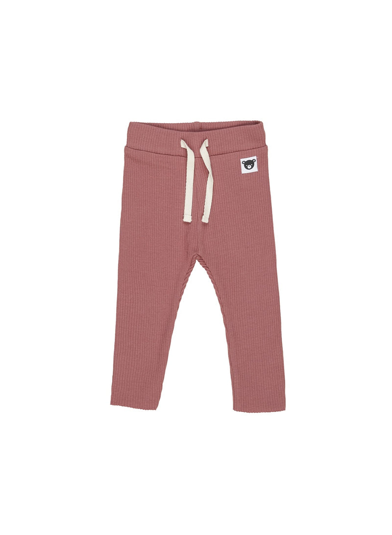 Plum Rib Legging